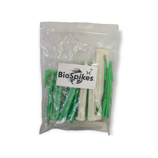 100-Pack 3.5" Inch BioStakes Biodegradable Stake for Sod, Erosion Control, Weed Fabric & Landscape